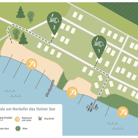 Haus Im Schilf 2 - Ferienwohnungen Am Hainer See Bei Leipzig Neukieritzsch Exteriör bild