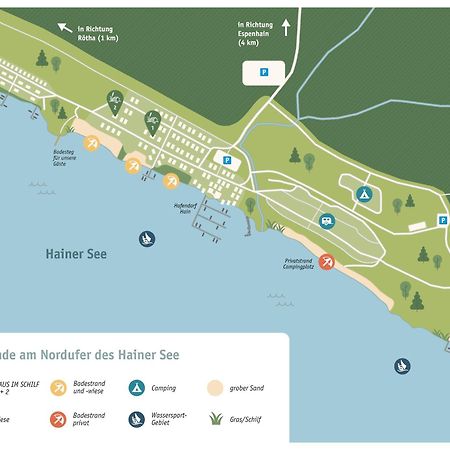 Haus Im Schilf 2 - Ferienwohnungen Am Hainer See Bei Leipzig Neukieritzsch Exteriör bild